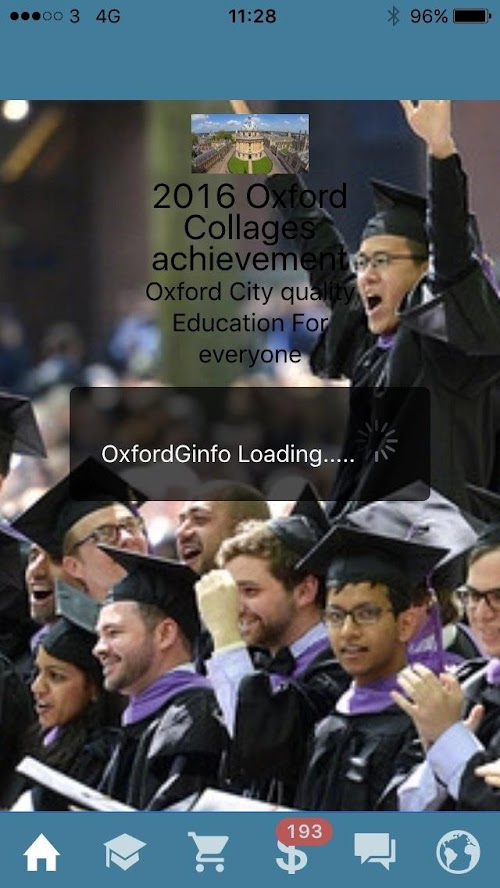 Android application OxfordServe screenshort