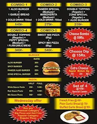 Pizza Zone menu 2