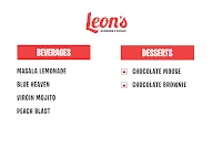 Leon's Burgers & Wings menu 3