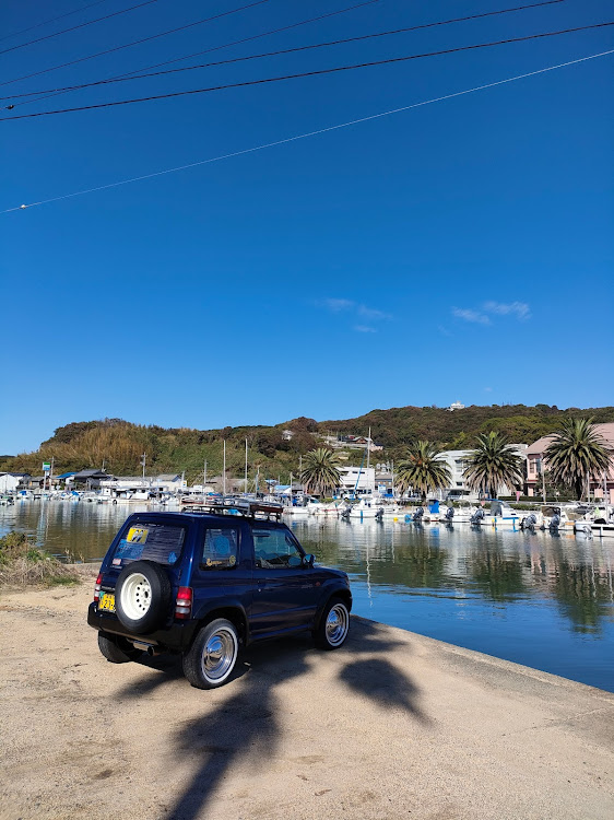 パジェロミニの夏を探して・海岸線ドライブ・牛窓・牛窓オリーブ園・ヤシの木に関するカスタム事例の投稿画像9枚目