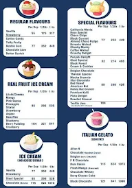 Giani's Ice Cream menu 2