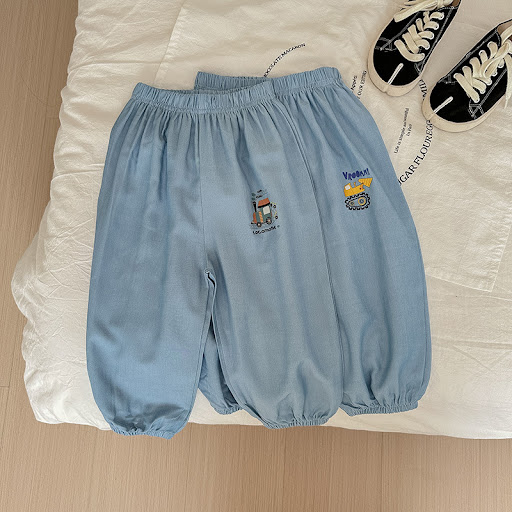 Title 15, Cartoon Sports Pants Ice Silk Anti-mosquito Thi...