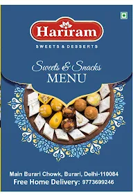 Hariram Dairy & Sweets menu 2