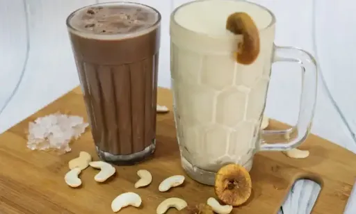 Kaju Anjeer Milkshake + Cold Coco