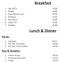 Kudil Food And Catering Services menu 1