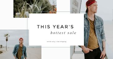 Hottest Sale for Gents - Facebook Ad template