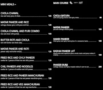 Krishna Cafe & Restaurant menu 