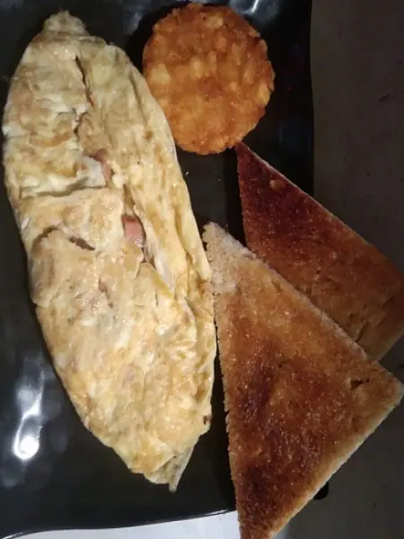 Chicken Stuffed Omelette