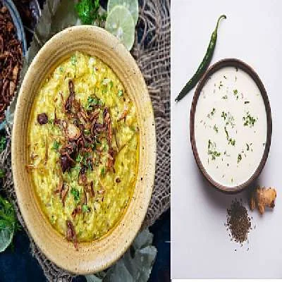 Garlic Khichdi Combo ( Sinach Corn Khichdi+Butter Milk)