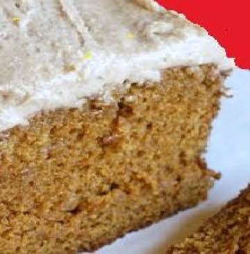 Gingerbread Loaf Cake with Lemon Frosting