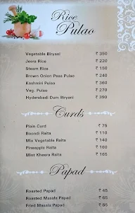 Romil's Roof menu 3