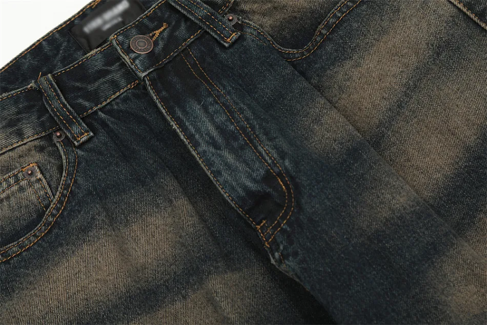 Calças jeans skinny vintage masculinas com lavagem, estilo moderno e confortável para um visual casual e estiloso, perfeitas para o dia a dia.