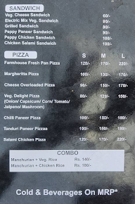 The Hunger Point menu 3