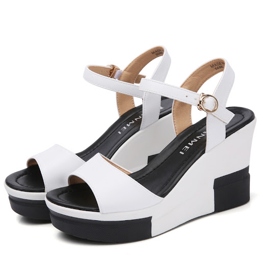 Title 5, High-Heeled Flip Flops for Students Casual Fish...
