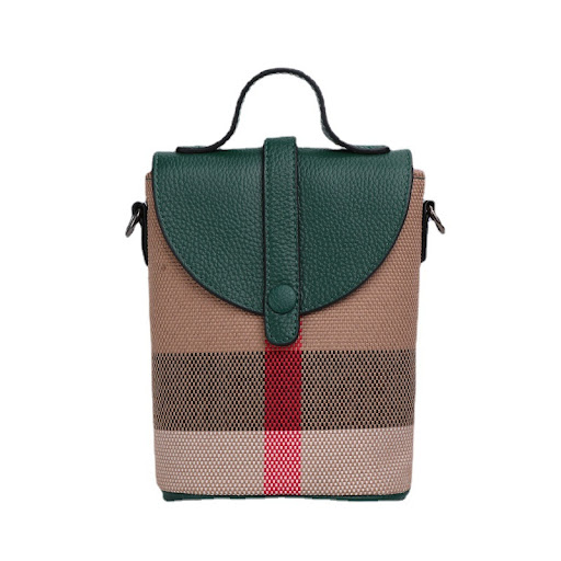 Title 2, Womens Graceful And Fashionable Leather Plaid ...