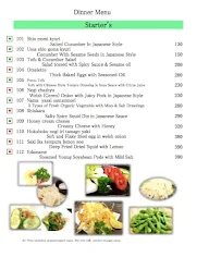 Ichizen menu 4