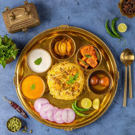 Veg Dum Biryani Thali