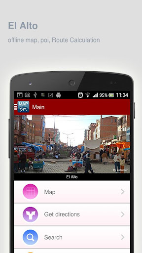 El Alto Map offline