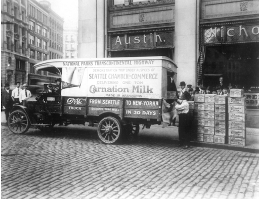 1st transcontinental truck delivery happened 110 years ago