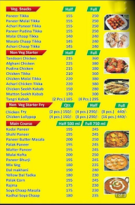 Chawla's Tandoori Junction menu 1