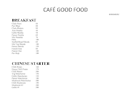 Cafe Good Food menu 3