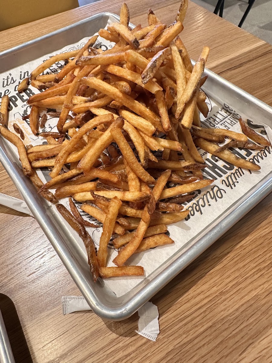 Large fries!