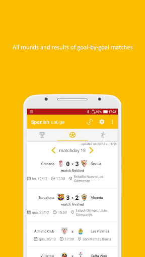 Screenshot Spanish Football 2023/24