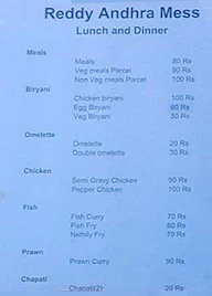 Reddy Andhra Mess menu 2