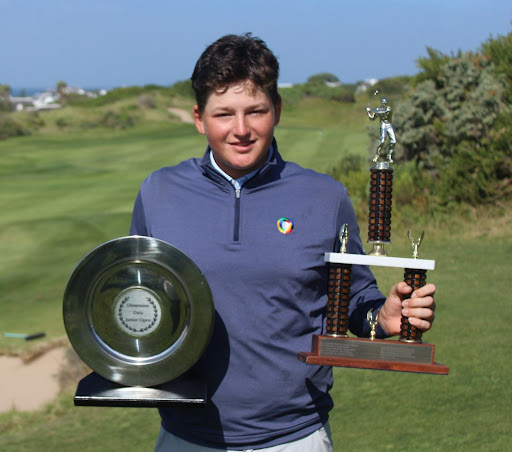 KwaZulu-Natal’s Daniel Bennett celebrates his double at St Francis Links