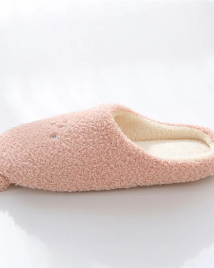 Winter Warm Plush Slippers Women Non-Slip Indoor Home Fur... - 2