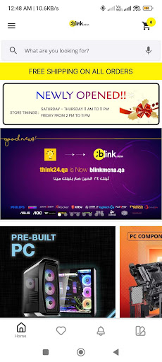 Screenshot BlinkMena Online Shopping