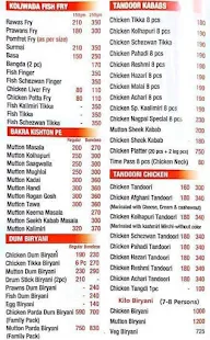 Fish Tiffin Service menu 1