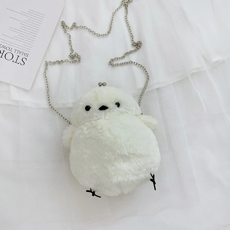 Schattige dieren pluche tassen voor dames, schattig en zacht, perfect voor een speelse stijl en om je dagelijkse benodigdheden met vreugde te dragen.