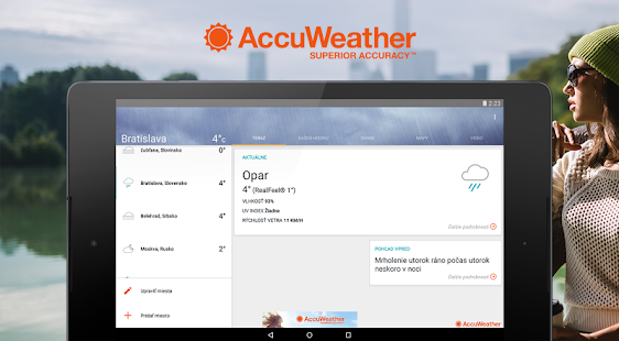  AccuWeather Počasie – miniatúra snímky obrazovky  