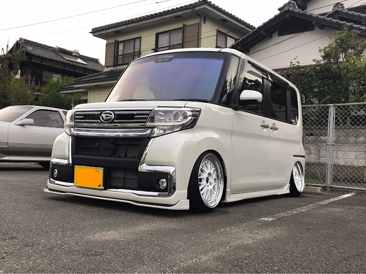 タントカスタムのアヒル商会・独立アクスル・リム被り・普通に乗れたに関するカスタム事例の投稿画像1枚目