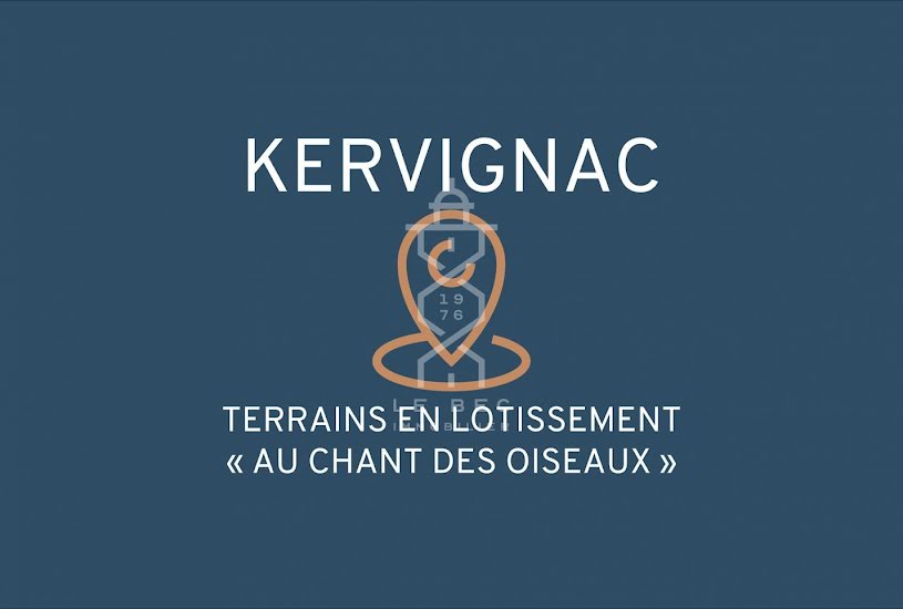  Vente Terrain à bâtir - 571m² à Kervignac (56700) 