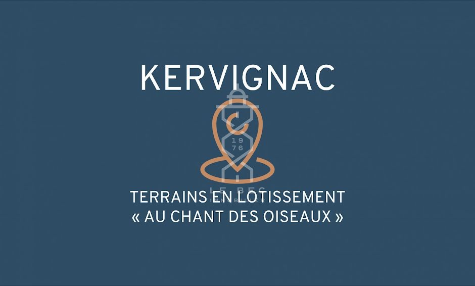 Vente terrain à batir  571 m² à Kervignac (56700), 131 000 €