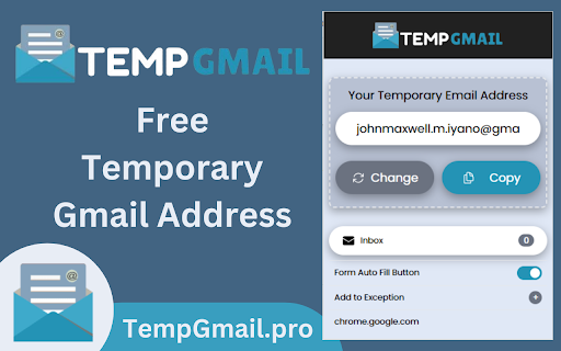 Temp Gmail - Free Temporary Gmail Address