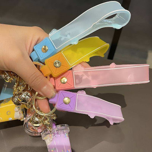 Title 1, Cute Internet Celebrity Milky Tea Cup Car Key R...