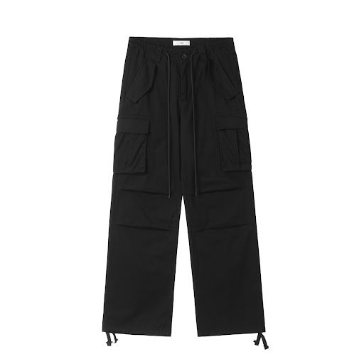 Title 5, Street Drawstring Work Casual Pants with Loose ...