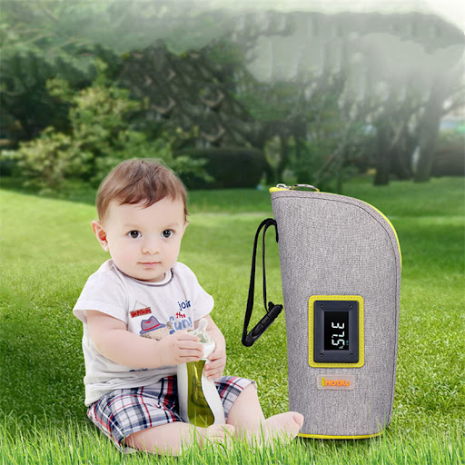 Title 6, Portable Intelligent Outgoing Warm Milk Thermos...