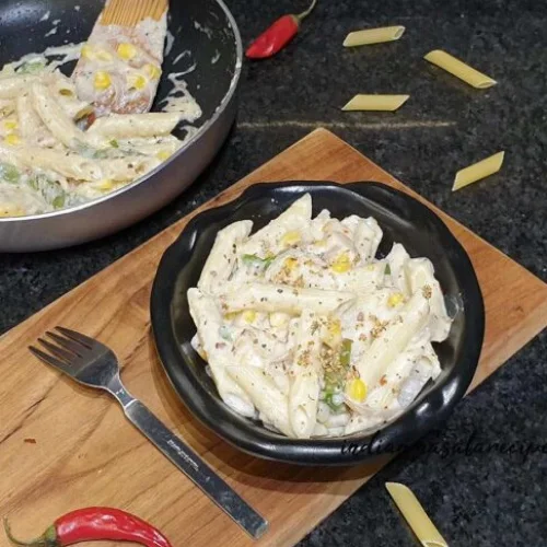 Veg White Sauce Pasta