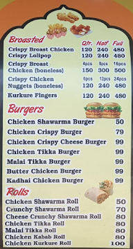 Nayaab Kitchens menu 1