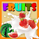 Summer fruits harvest heroes icon