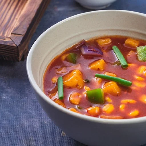 American Corn And Potatoes In Hot Garlic Sauce