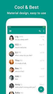 KK SMS - Cool & Best Messaging 3.18 APK + Mod (Utama) untuk android