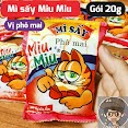 [Bán Lẻ 1 Gói] Mì Tôm Trẻ Em Miu Miu Gói 20G