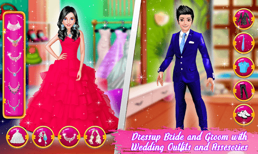 Wedding Dress Up Girls Makeup My Princess Salon App Su Google Play