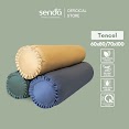 Vỏ Gối Ôm Lụa Tencel Sen Đá Home Bedding 60X80 70X100 35X100Cm Cao Cấp Trơn Màu, Bao Áo Gối Ôm Người Lớn Có Dây Kéo Khóa