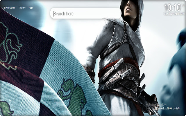 Assassins Creed New Tab HD Wallpaper